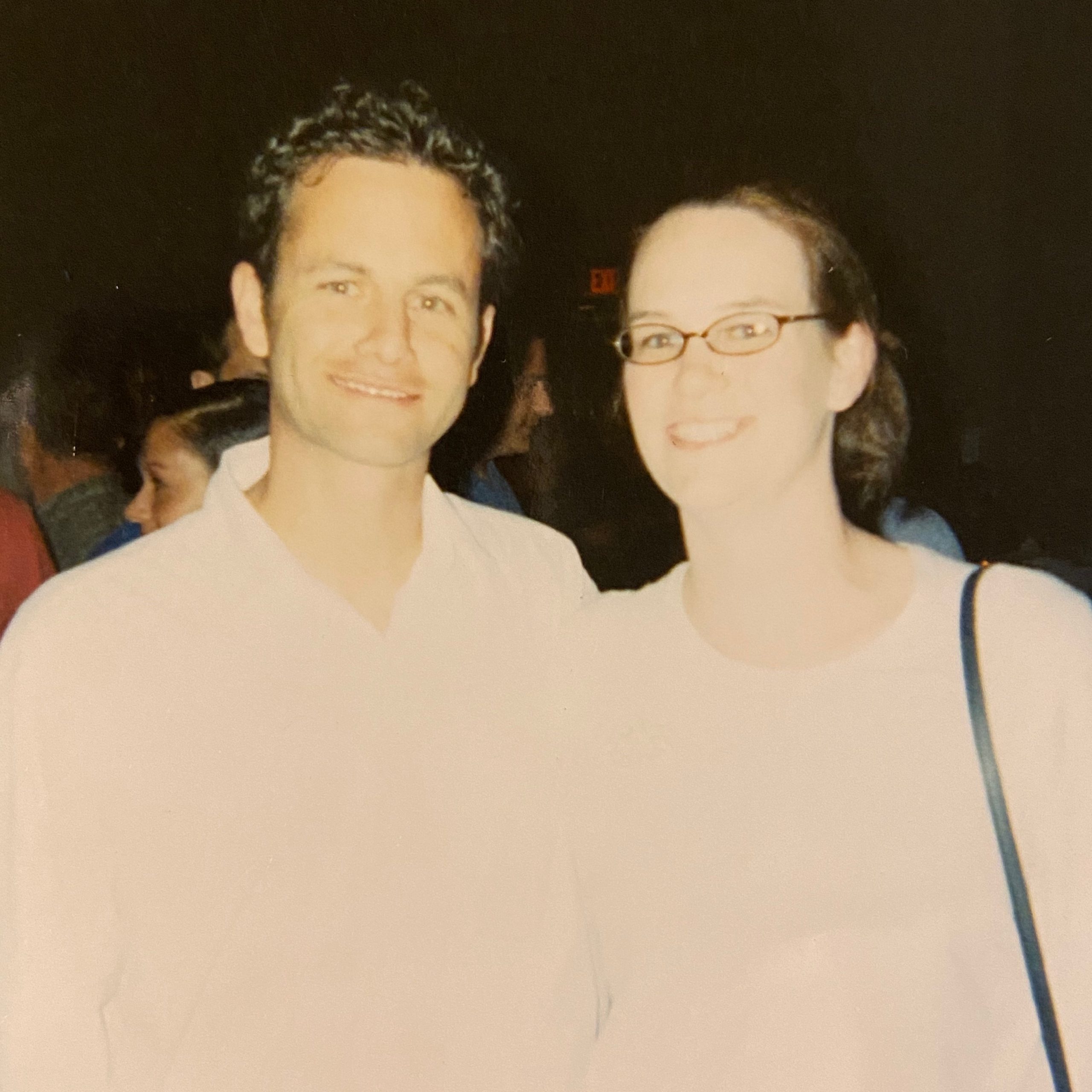 Alycia Morales with Kirk Cameron at a Fundraiser